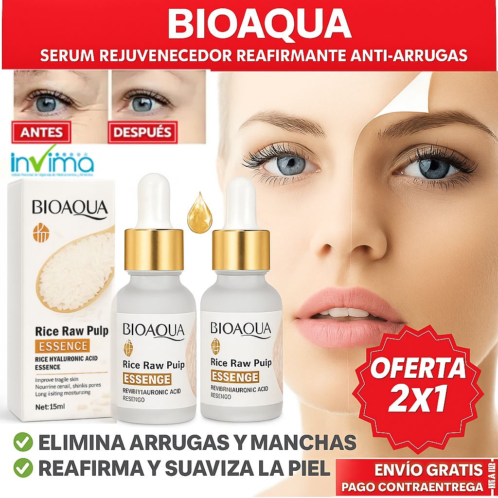¡Oferta 2x1! El Sérum Que Elimina Poros, Hidrata y Aclara Tu Piel Ya Está en Colombia