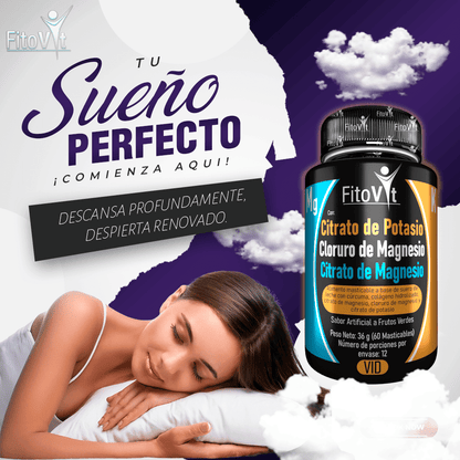 Triple Poder para tu Salud: Potasio + Magnesio en una Fórmula Perfecta! 60 Pastillas Masticables💊⚡